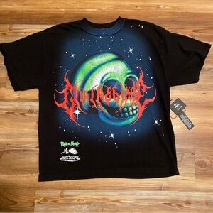 Rick & Morty Black Graphic Tee
